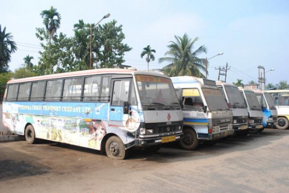 Tripura Urban Transport Corporation achieved a profit of 22 lakhss 60 thousand 959 rupees in the recent years under JNURM Scheme: TRTC faces deplorable condition